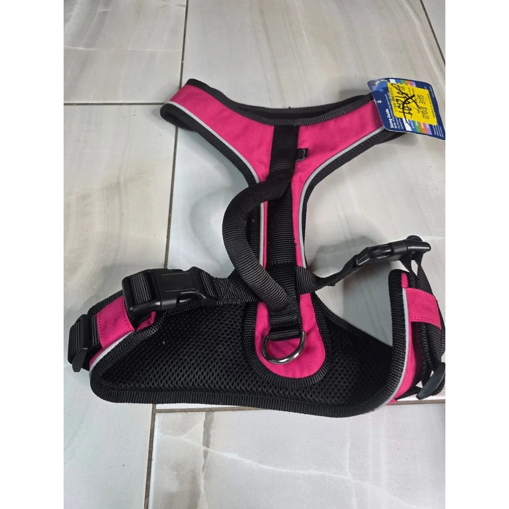 PetSafe EasySport Dog Harness Pink Medium Padded Reflective Mesh Handle S4‎